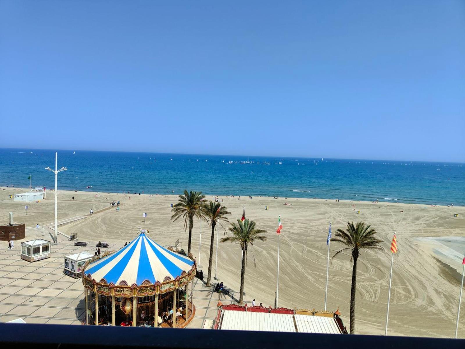 Studio Cosy Climatise Vue Mer Canet Plage 3Etoiles Bagian luar foto
